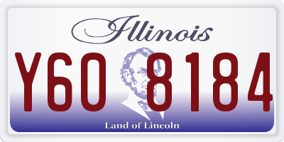 IL license plate Y608184