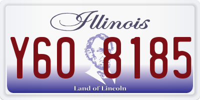 IL license plate Y608185
