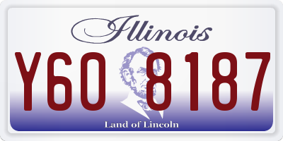 IL license plate Y608187