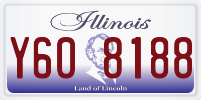 IL license plate Y608188