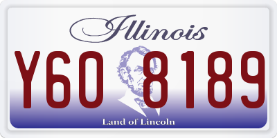 IL license plate Y608189