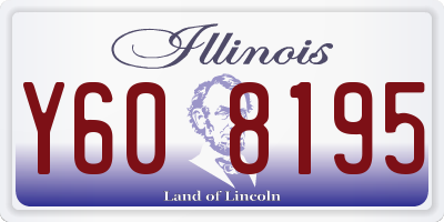 IL license plate Y608195