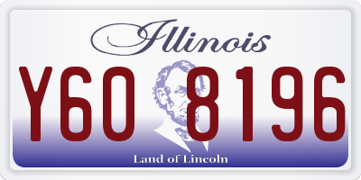 IL license plate Y608196