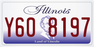IL license plate Y608197