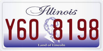 IL license plate Y608198