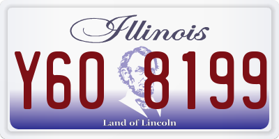IL license plate Y608199