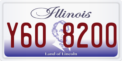 IL license plate Y608200