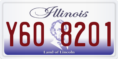 IL license plate Y608201