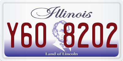 IL license plate Y608202