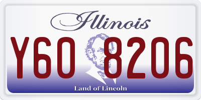 IL license plate Y608206