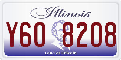IL license plate Y608208
