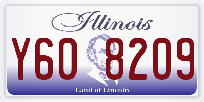 IL license plate Y608209