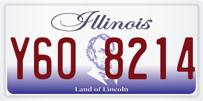 IL license plate Y608214
