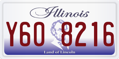 IL license plate Y608216