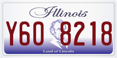 IL license plate Y608218