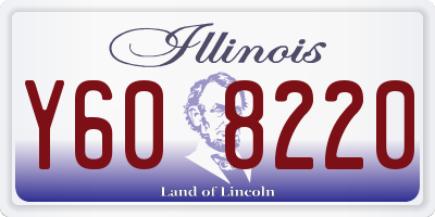 IL license plate Y608220
