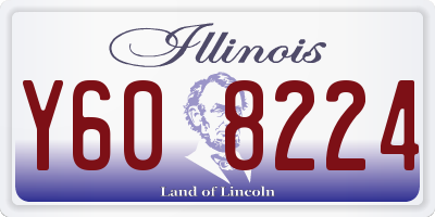 IL license plate Y608224