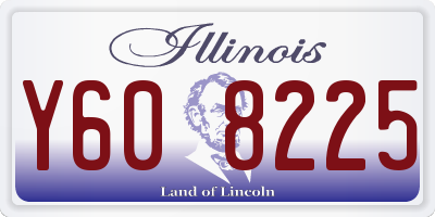 IL license plate Y608225