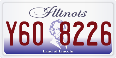 IL license plate Y608226