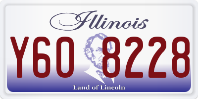 IL license plate Y608228