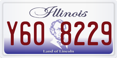 IL license plate Y608229