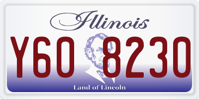 IL license plate Y608230