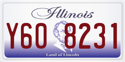 IL license plate Y608231