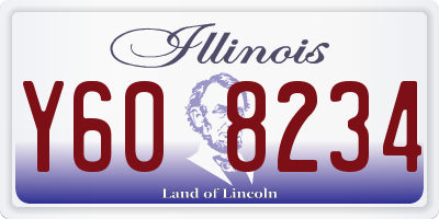 IL license plate Y608234