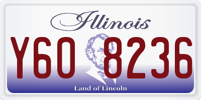 IL license plate Y608236