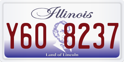 IL license plate Y608237