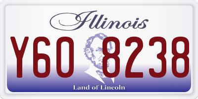 IL license plate Y608238