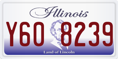 IL license plate Y608239