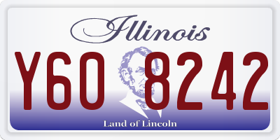 IL license plate Y608242