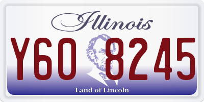 IL license plate Y608245