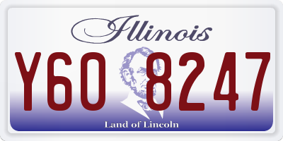 IL license plate Y608247