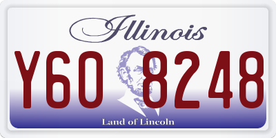 IL license plate Y608248
