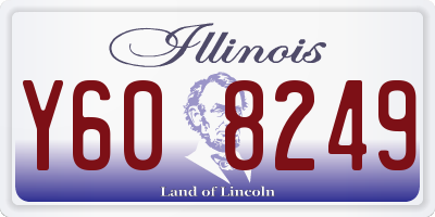 IL license plate Y608249
