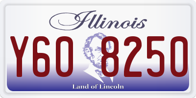 IL license plate Y608250