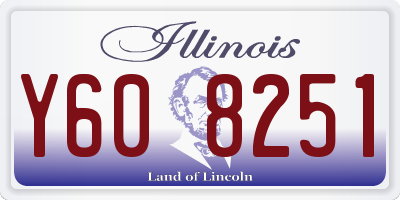 IL license plate Y608251