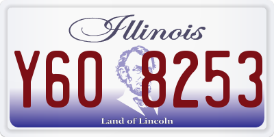 IL license plate Y608253