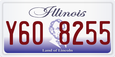 IL license plate Y608255
