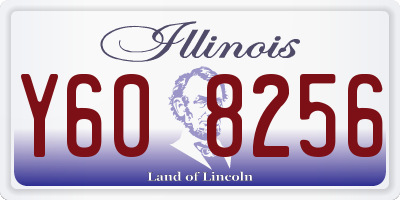 IL license plate Y608256