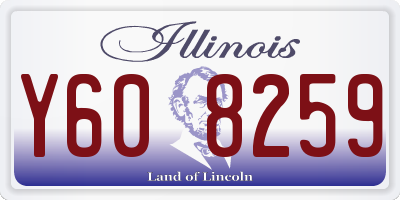 IL license plate Y608259