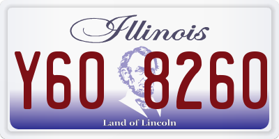 IL license plate Y608260