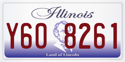 IL license plate Y608261