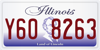 IL license plate Y608263