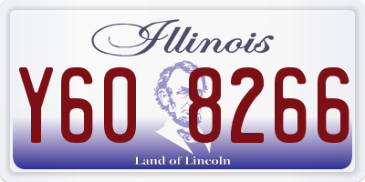 IL license plate Y608266