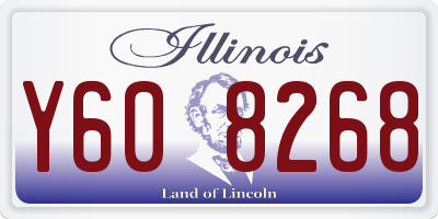 IL license plate Y608268