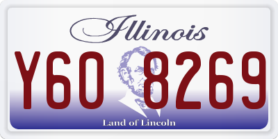 IL license plate Y608269