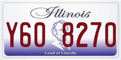 IL license plate Y608270